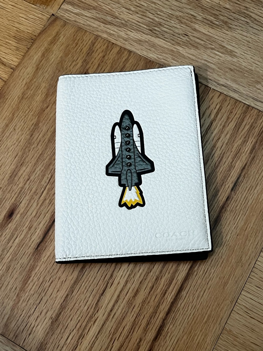 Coach X NASA Apollo Rocket Space Passport Holder F32464 - Picture 6 of 6